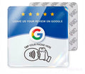 Adesivo Smart NFC "Google Recensioni" - Blu