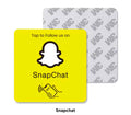 Adesivo Smart NFC "Snapchat"